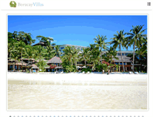 Tablet Screenshot of boracayvillas.biz